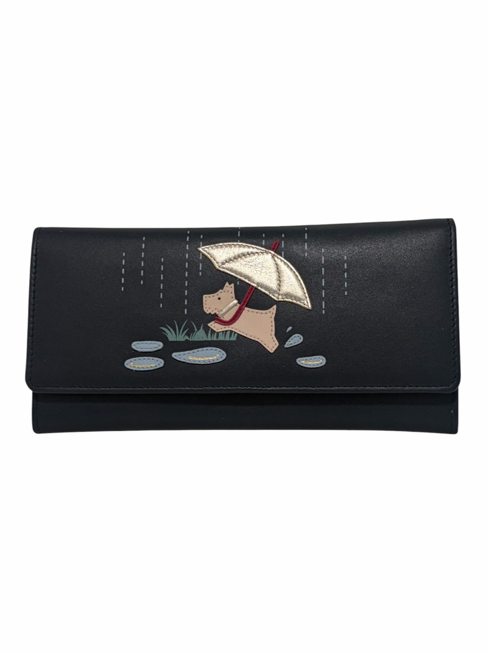 Radley London Navy Blue Puddle Jump Long Bifold Wallet - NWOT
